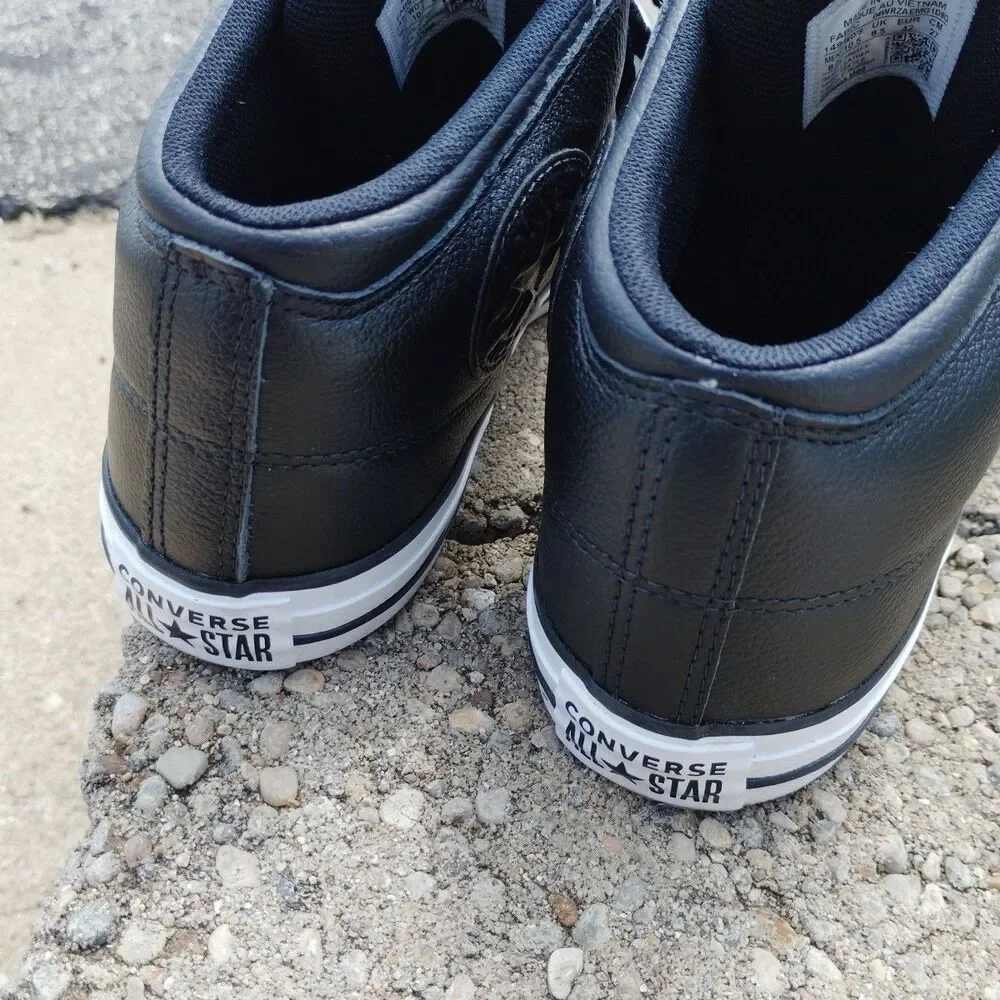 Converse W10.5 M8.5 Chuck Taylor All Star High Street Mid Leather 149426C Black